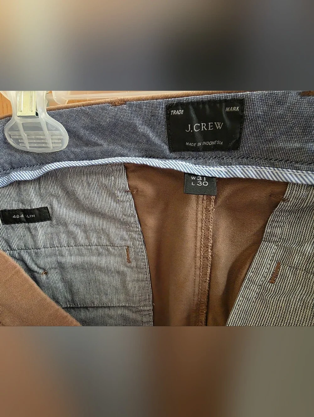 J. Crew Men's Brown/Tan Chino Pants